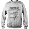 Surrounded By Your Glory What Will My Heart Feel Will I Dance For You Jesus Sweatshirt SN