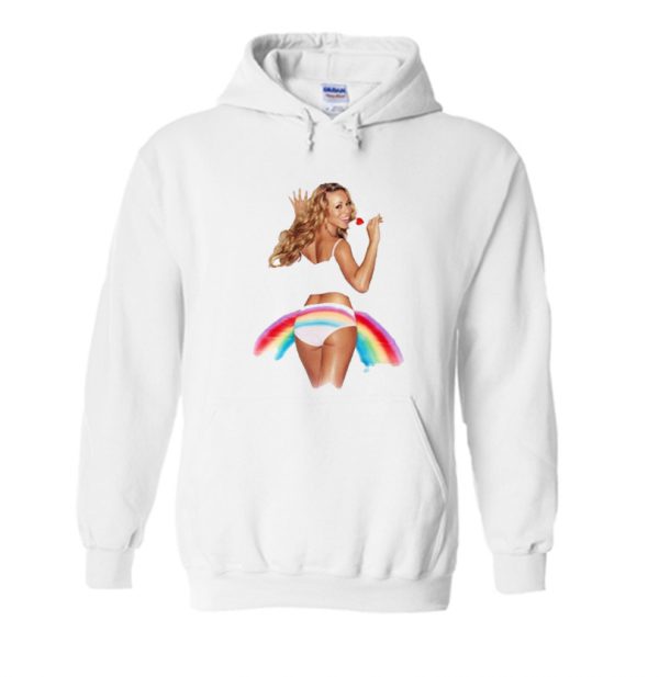 mariah carey rainbow hoodie SN