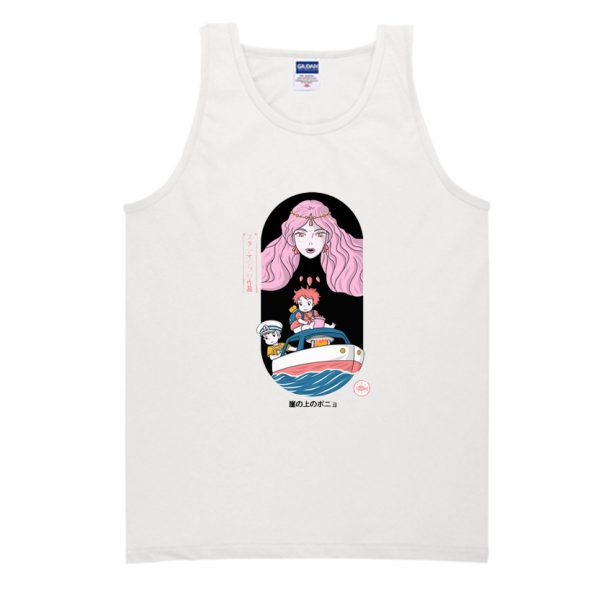 the ponyo from sea Tank Top SN