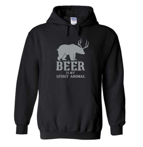 BEER is my Spirit Animal Hoodie SN