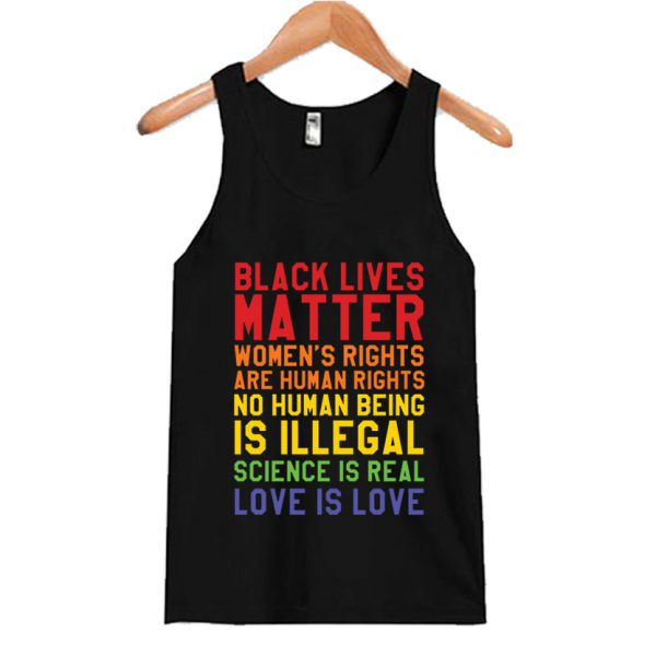 Black Lives Love Is Love Tank Top SN