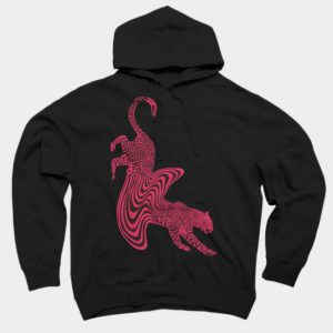 Cheetah Melt Pink Hoodie SN