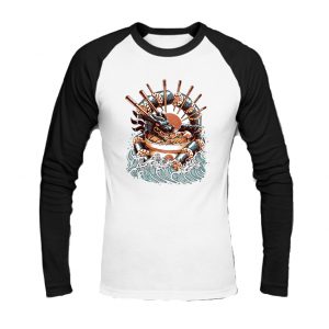 Dragon Sushi Ramen Baseball Shirt SN