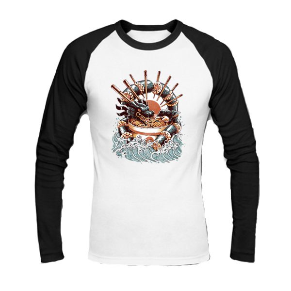 Dragon Sushi Ramen Baseball Shirt SN