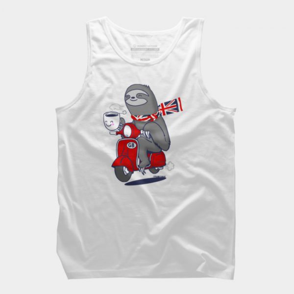 Happy Tea Sloth Tank Top SN