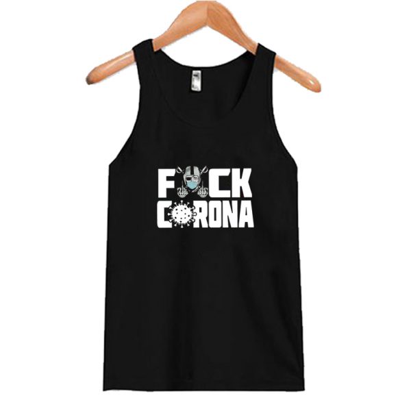 Oakland Raiders fuck corona Tank Top SN