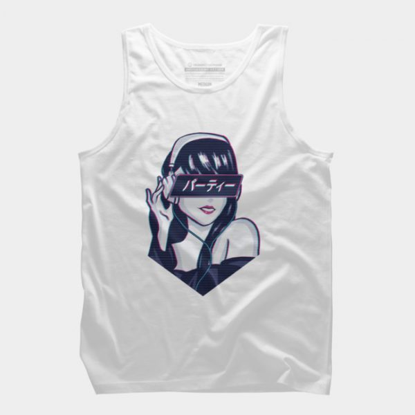 Party! Sad Anime Japanese Aesthetic Tank Top SN