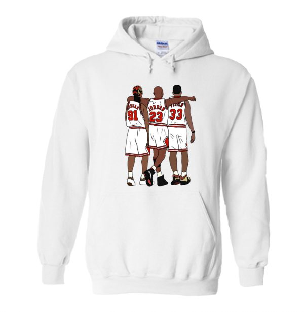 Rodman MJ & Scottie Pullover Hoodie SN