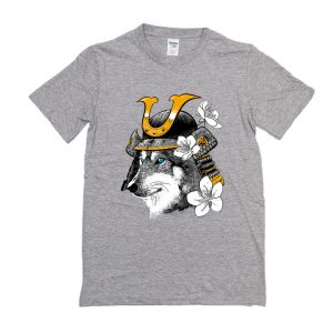Samurai Wolf T Shirt SN