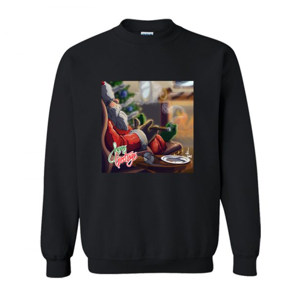 Seasons Greetings Santa Sweatshirt SN