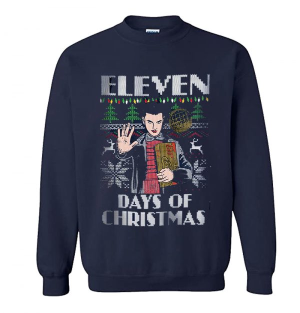 Stranger Things - Eleven Days of Christmas Ugly Christmas Sweater SN