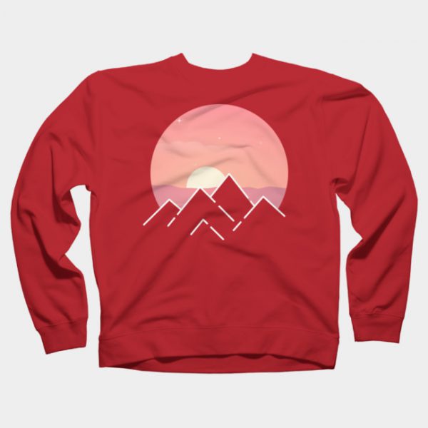 Sunset and Mountains Sweatshirt SN