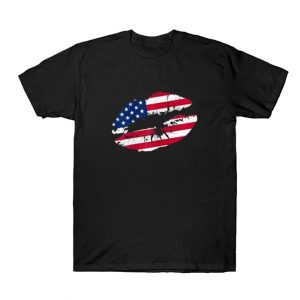 4Th Of July Kiss Lips t-shirt SN