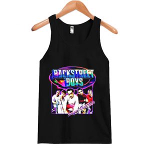 Backstreet Boys Larger Than Life Black Tank Top SN