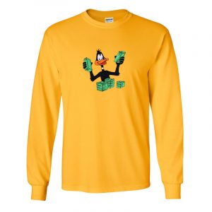 Daffy Duck Stacking Money sweatshirt SN