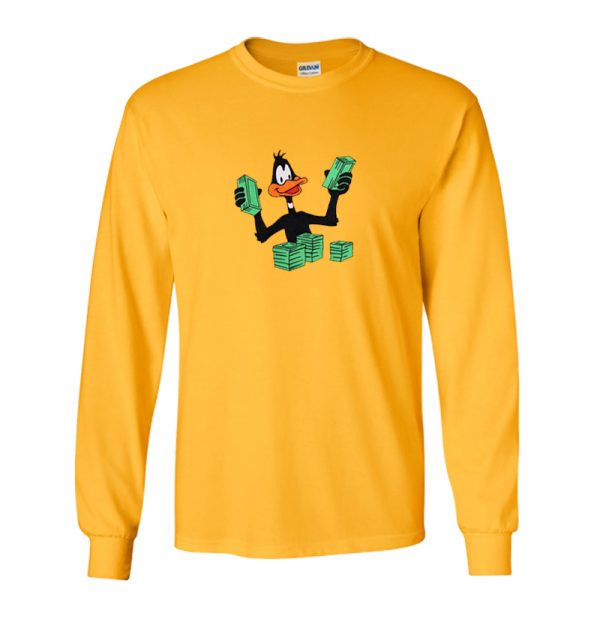 Daffy Duck Stacking Money sweatshirt SN