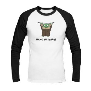 Hang in There! Baby Yoda Baseball Shirt SN