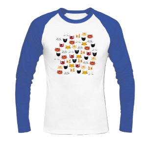 Multiple Cats Baseball Shirt SN