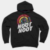 Noot Noot Funny Penguin vintage rainbow distressed Hoodie SN