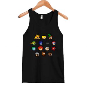 Pixel Heads 80s Cartoon Heroes Tank Top SN