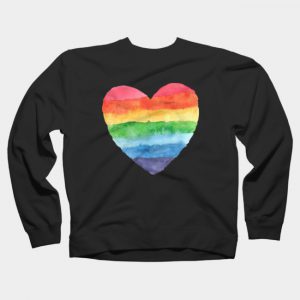 Rainbow Heart Sweatshirt SN