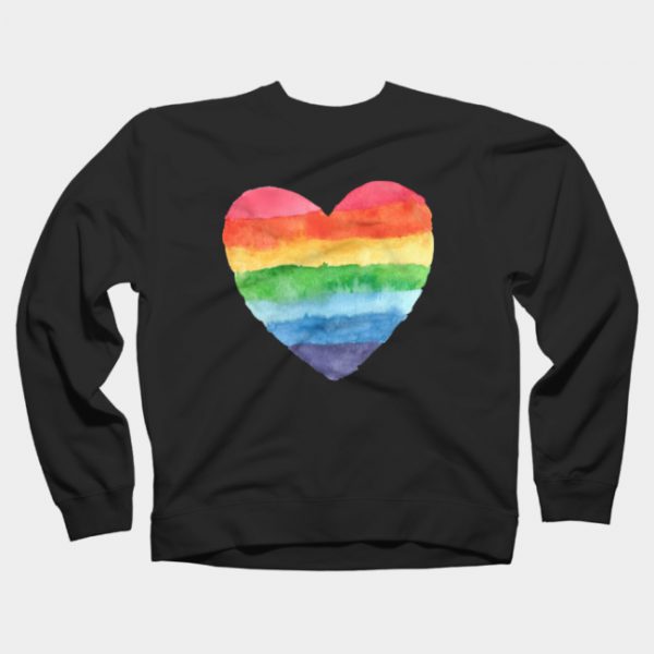 Rainbow Heart Sweatshirt SN