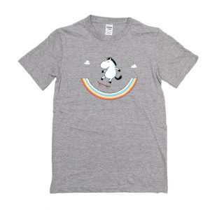 Rainbow Skate T Shirt SN