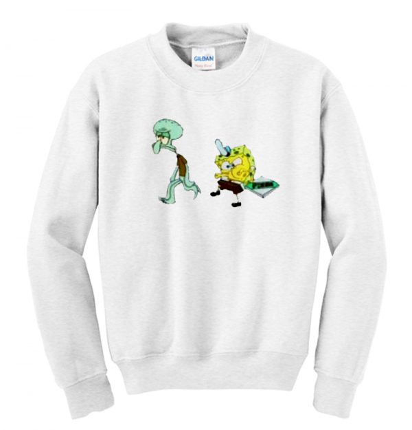 spongebob squidward sweatshirt SN