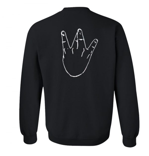 westside hand sweatshirt back SN