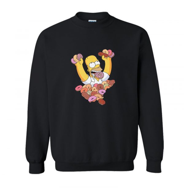 Homer Simpson Donut sweatshirt SN