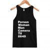 Person Woman Man Camera TV Tank Top SN