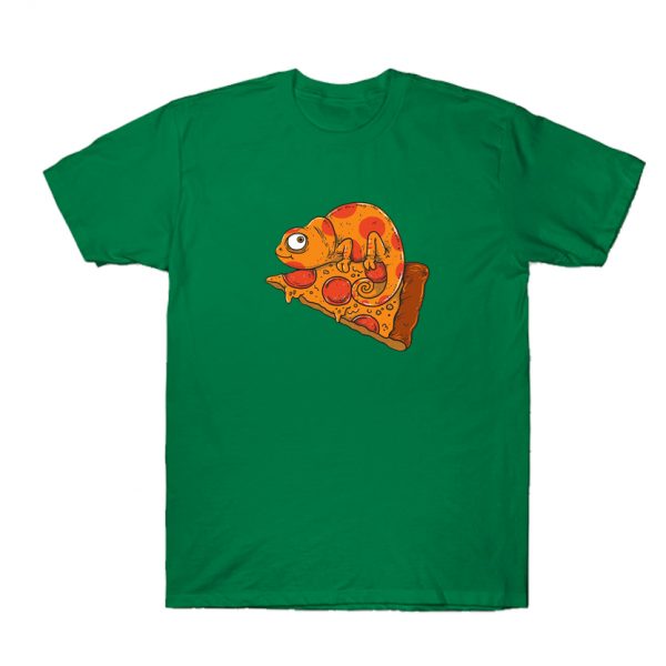 Pizza Chameleon T Shirt SN