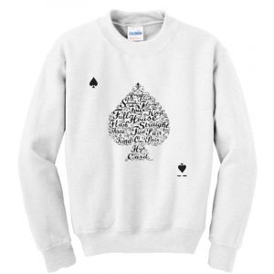 Poker Hand Values Sweatshirt SN