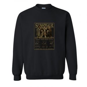 Stranger Things 04th Anniversary 2016-2020 Thank You For The Memories Sweatshirt SN