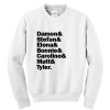 The Vampire Diaries Cast Name Sweatshirt SN