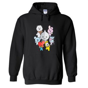 BTS Member Cartoon hoodie SN