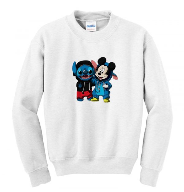 Baby Stitch and Mickey mouse Sweatshirt SN