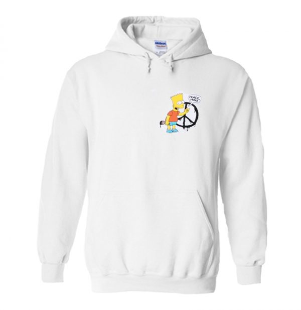 Bart Simpson Peace Man Hoodie SN