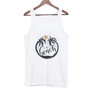 Beach Glitter Sun Stretch Tank Top SN