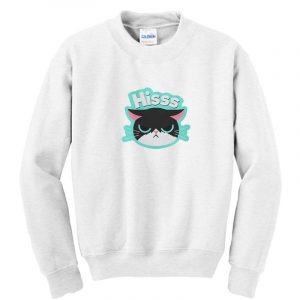 Hisss Angry Cat sweatshirt SN