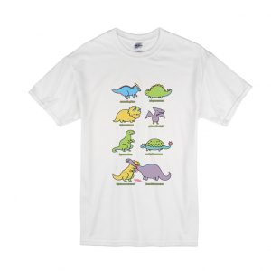 Know Your Dinosaurs T Shirt SN