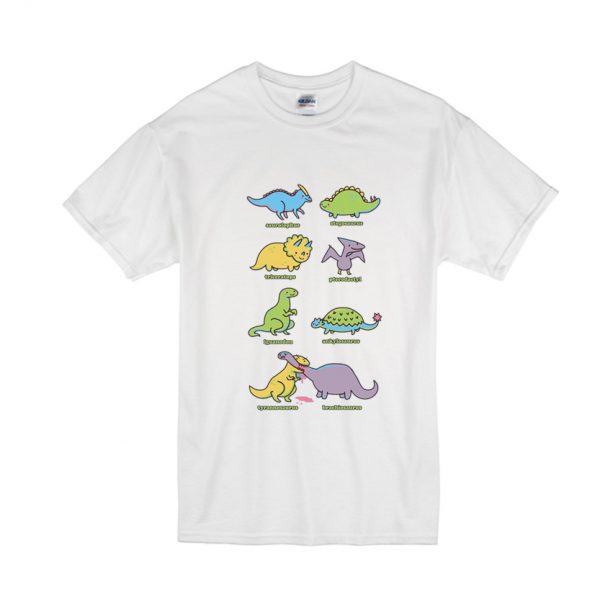 Know Your Dinosaurs T Shirt SN