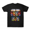 Star Trek Original Series Crew Retro Rainbow T Shirt SN