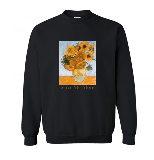 Sunflowers Leave Me Alone Sweatshirt SN