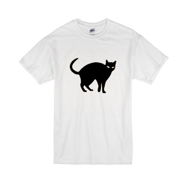 Black Cat Halloween T Shirt SN