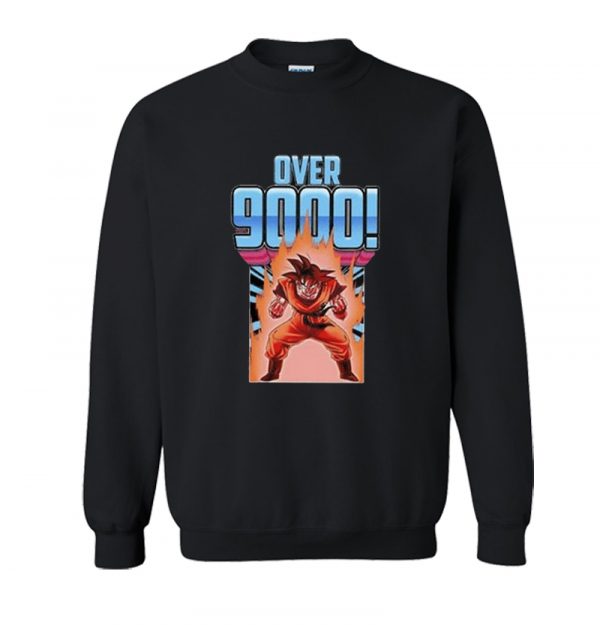 Dragon Ball Z Over 9000 sweatshirt SN