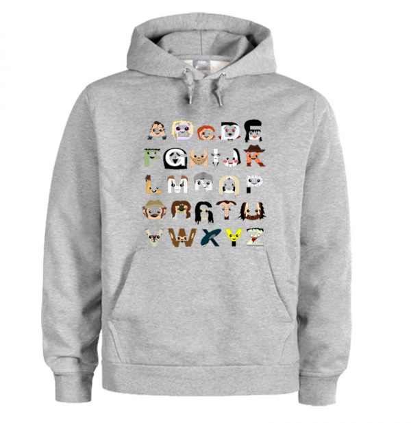 Horror Icon Alphabet Hoodie SN