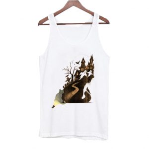 Kitty's Halloween Shadow Scene Tank Top SN