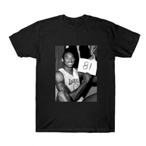 Kobe Bryant 81 Point Game Memorial T Shirt SN
