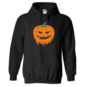 Melting Pumpkin Halloween Hoodie SN